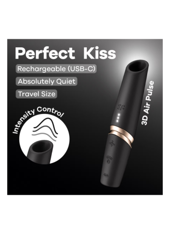 Stimulateur clitoridien de voyage Perfect Kiss Satisfyer - CC597872